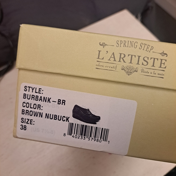 Sprint Step L'Artiste Burbank Clogs Brown Size 38 - Picture 2 of 4